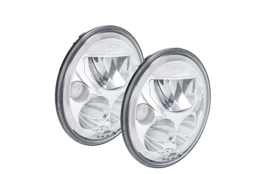 Vision X 7in LED Headlight Kit - Chrome - JK