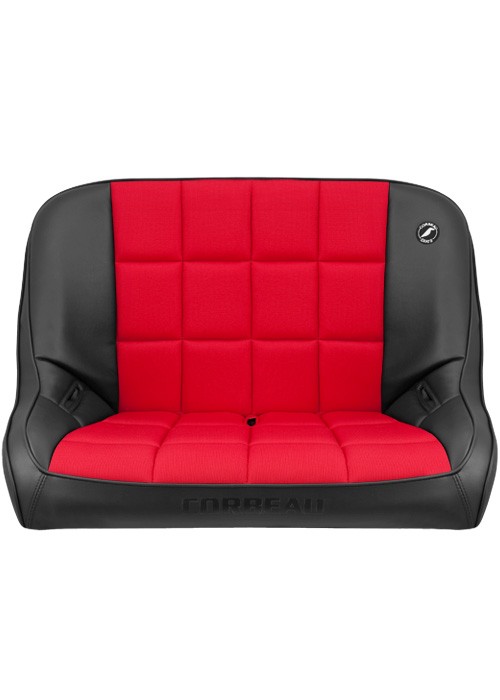 Corbeau Baja Bench 36in Grey Vinyl