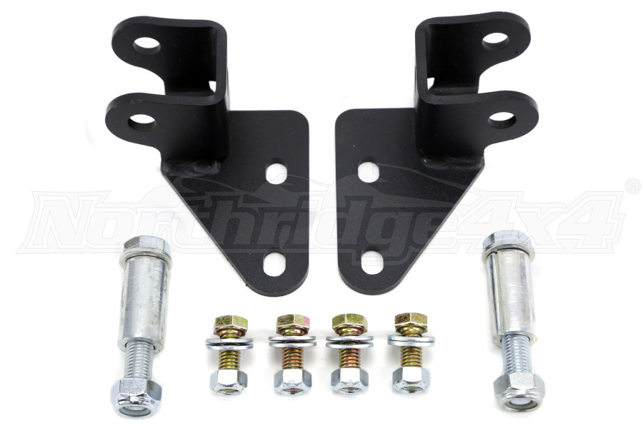 Jeep JK JKS Front Shock Relocation Bracket 2in Jeep Rubicon 20072018