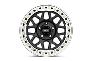 KMC Wheels KM235 Grenade Crawl Beadlock Wheel 17x9 5x5 - Satin Black (-38mm) - JT/JL/JK