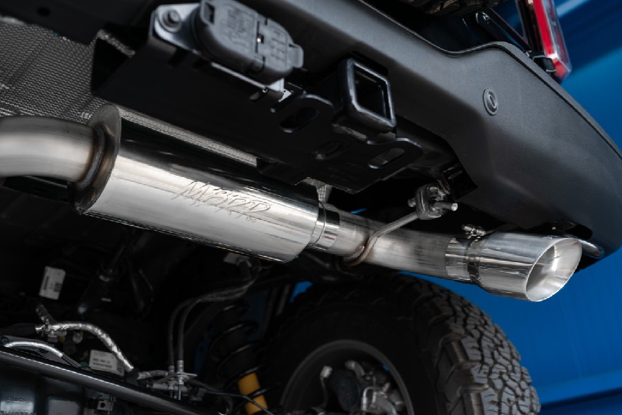 MBRP Cat-Back Single Side Exit Exhaust, T304 Stainless Steel - Bronco 2021+