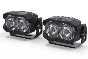 Morimoto 2Banger NCS LED Pod, Flood, White, Pair