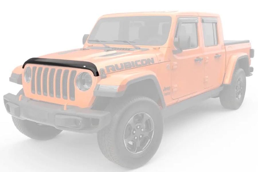 EGR USA Superguard Hood Guard, Dark Smoke Finish  - JT/JL