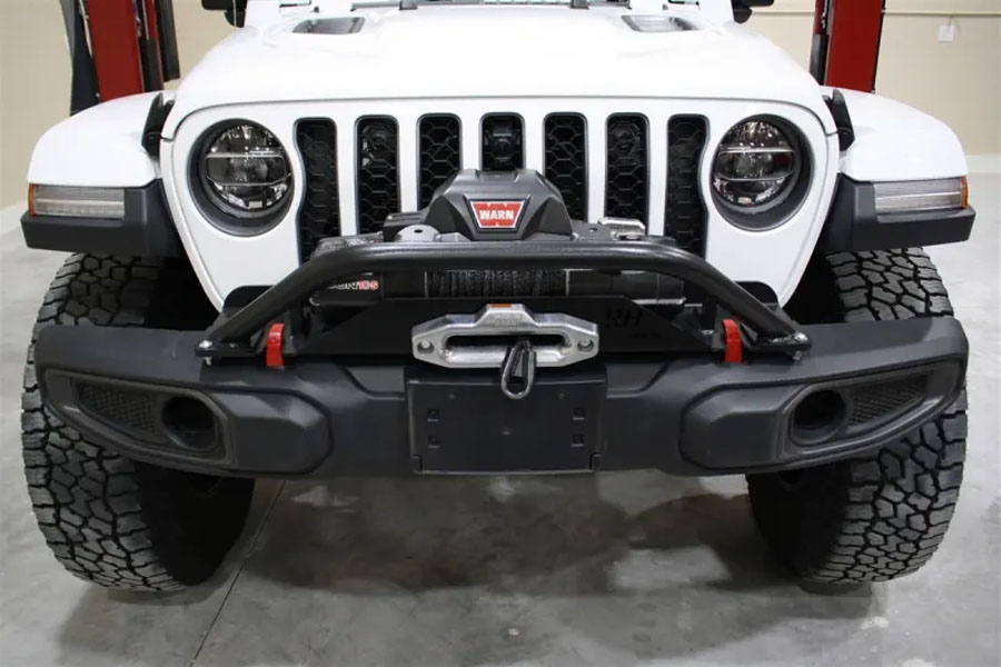 Rock Hard 4x4 Grille Guard and Light Mount Hoop - JT/JL