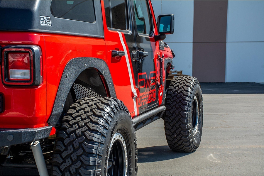 DV8 Offroad Front and Rear Fender Delete Kit  - JL 
