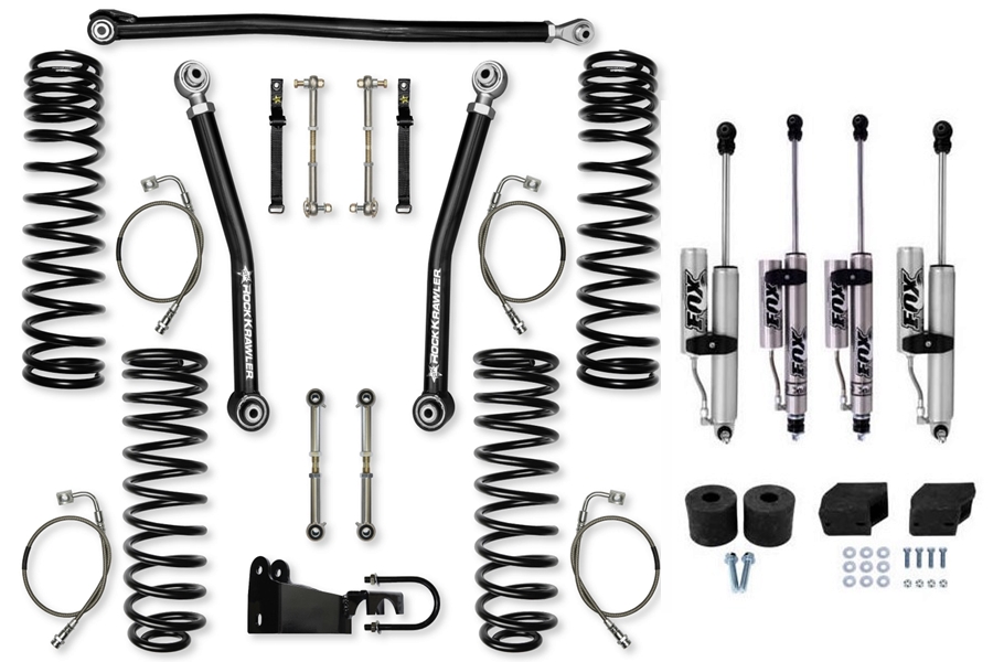 Rock Krawler 3.5in Flex System Lift Kit w/Shock Options  - JK 2DR