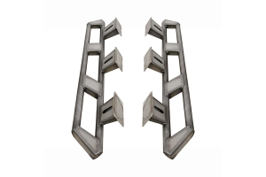 Motobilt Frame Mounted Rocker Guards - Bare - JL 4Dr