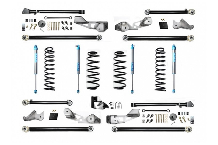 Evo Manufacturing 4.5in High Clearance Long Arm Lift Kit w/ King 2.0 Shocks - JL Diesel 