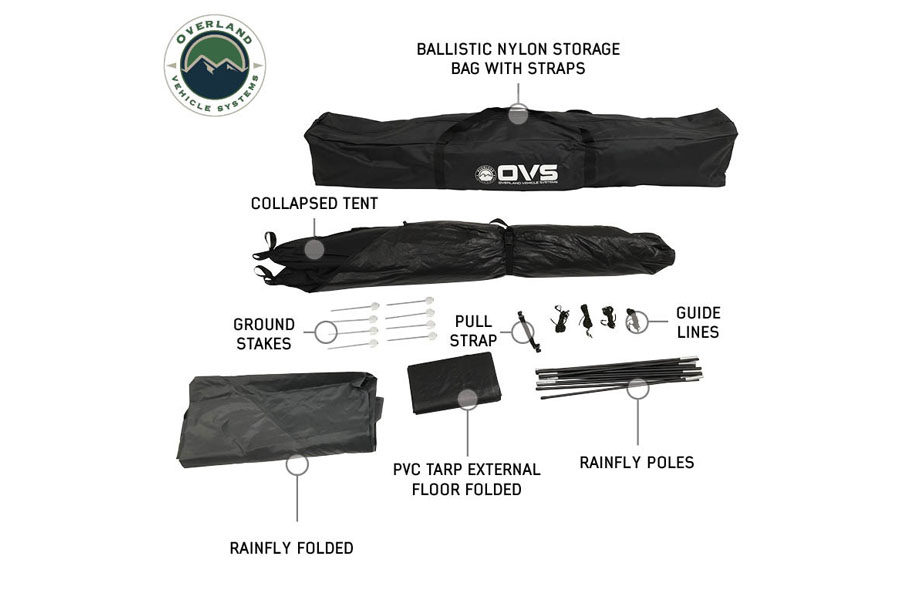 Overland Vehicle Systems Hub Centric Ground Tent
