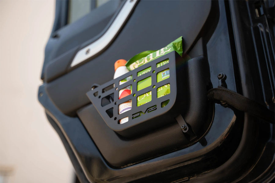DV8 Offroad Slim Rear Door Molle Pockets - 2011+ JK 4DR