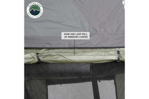 Overland Vehicle Systems Nomadic 2 Roof Top Tent Annex Green Base with Black Floor & Travel Cover