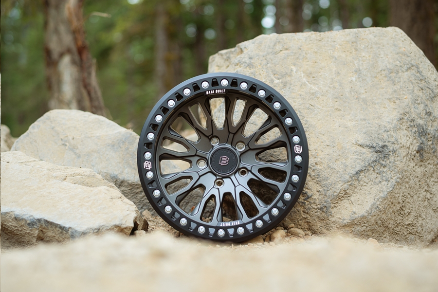 Baja Built RENEGADE Cast Beadlock Wheel, 17x9 5x5 -12mm - Satin Graphite - JT/JL/JK