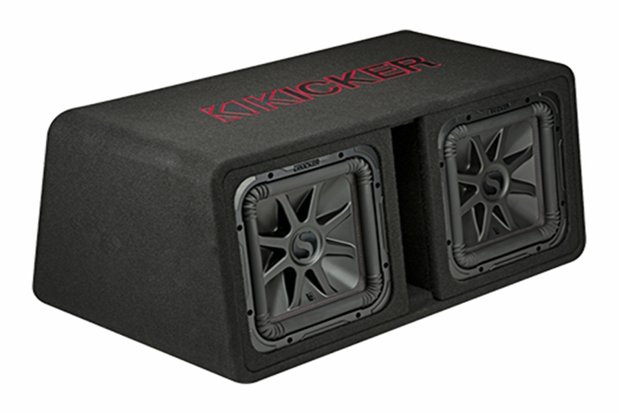 Kicker Dual 12in Solo-Baric L7R 2 Ohm Subwoofer Enclosure  