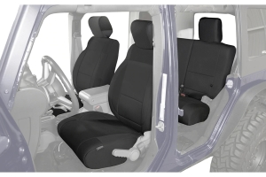 King 4WD Premium Neoprene Black Front and Rear Seat Covers -  - JK 4dr 2007 only