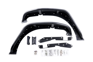 Combat Off Road Full Assault Black Aluminum Fender Kit - Front - JK