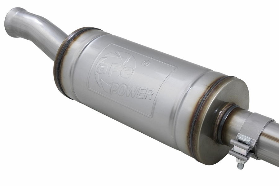 aFe POWER MACH Force-Xp 2.5in Axle-Back Hi-Tuck Exhaust w/ Polished Tip - JL 3.6L