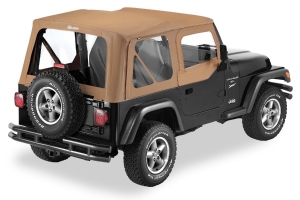Bestop Sailcloth Replace-a-Top Soft Top w/Fabric Upper Doors - Spice - TJ 1997-02