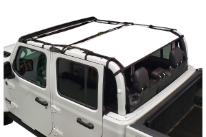 Dirty Dog 4x4 Sun Screen Front and Rear-White - JT