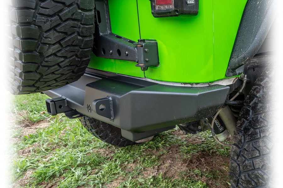 Turn Offroad Rear Bumper w/ Hitch Receiver - JK