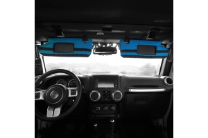 Bartact PALS MOLLE Visor Covers for Visors w/ Mirrors - Blue - JK