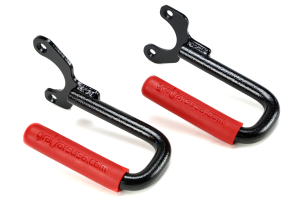 WD Automotive Grabars Front Black w/Red Handles - LJ/TJ