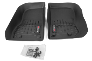 WeatherTech Black Front Floorliner - JK 2014+