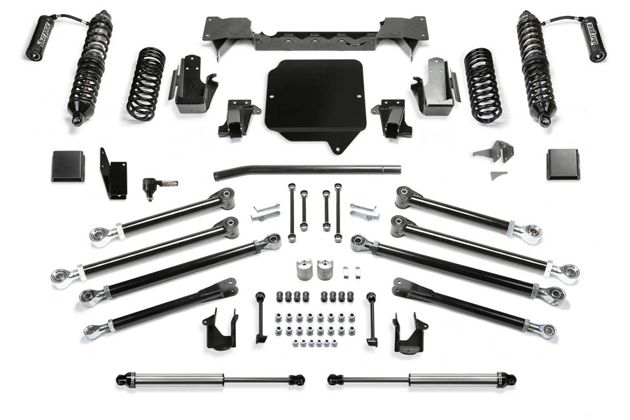 FabTech 5in Crawler Lift Kit w/ Front RESI Coilovers and Rear Shocks ( Part Number: K4179DL)