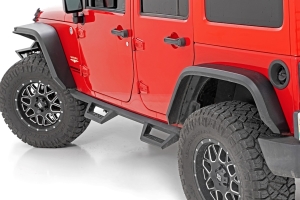 Rough Country High Clearance LED Flat Fender Flare Kit    - JK 