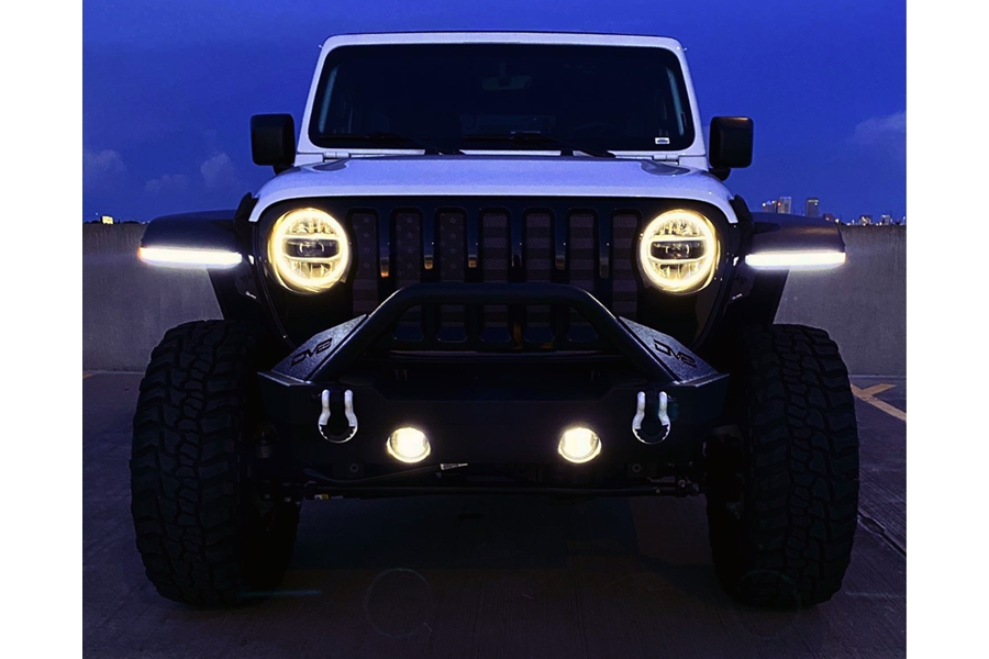 Quake LED Slim DRL Fender Chop Kit w/ RGB - JT/JL Rubicon Only