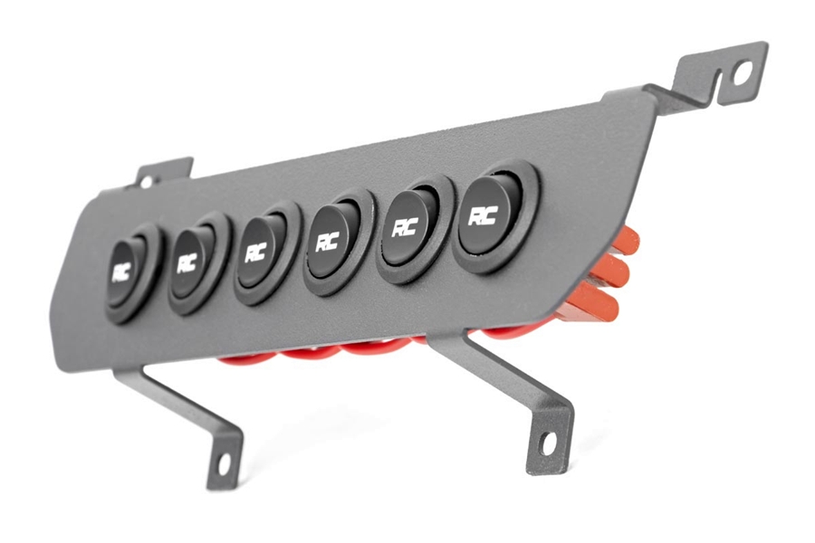 Rough Country MLC-6 Multiple Light Controller Mount Kit - Lower Dash - JT/JL Non-Rubicon