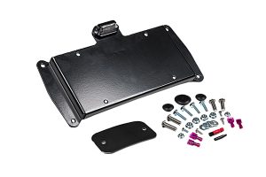 JKS Rear License Plate Relocation Kit w/Light - JK