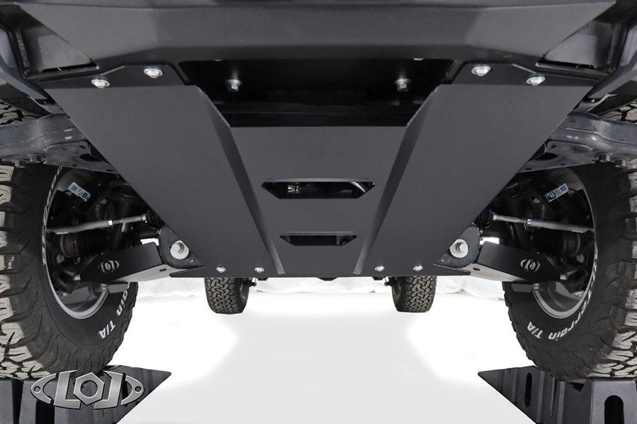 LOD Black Ops Front Bumper Skid Plate - Black - Bronco 2021+