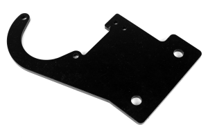 EVO Manufacturing Vacuum Pump Relocation Bracket Black - JK 2012+