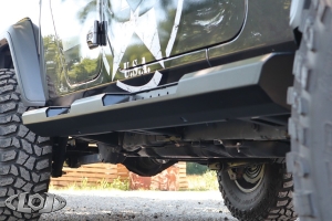 LOD Offroad Destroyer 4 Door Rocksliders, Black Texture, Box 1 - JT