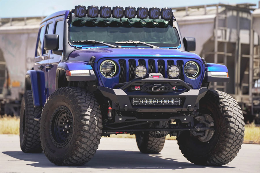 Addictive Desert Designs Phantom Winch Stubby Front Bumper - JL/JT