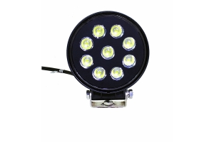 Quake LED 4in RGB Accent Fracture Series Work Spot Light - Quad Lock/Interlock Compatible