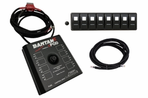 SPod BantamX Modular w/36in Battery Cables, Red Switches