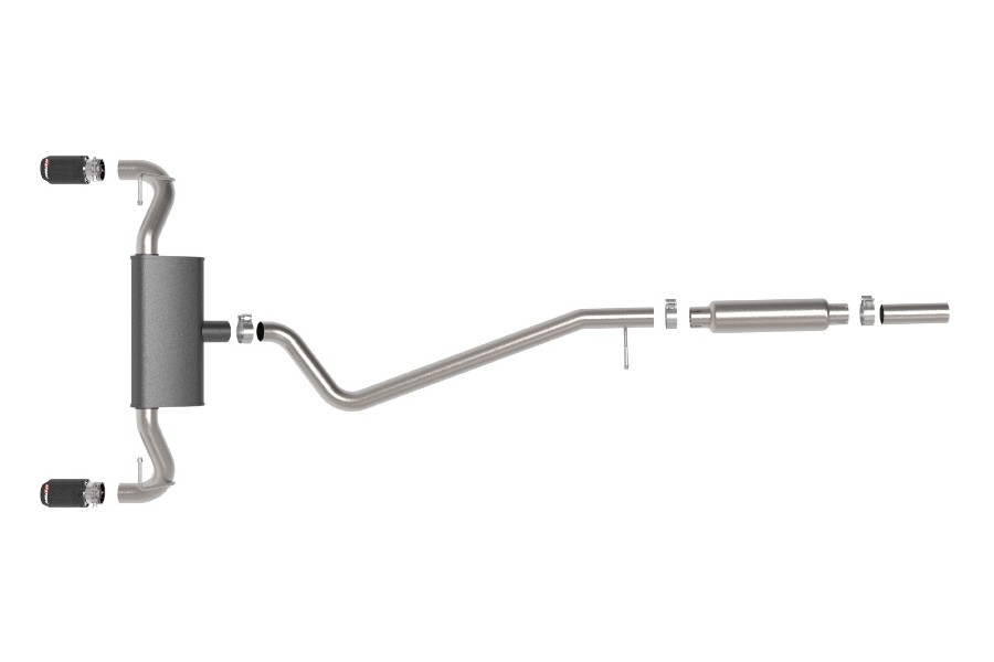 aFe Power Vulcan Series 2.5in Cat-Back Exhaust System - Carbon - Bronco Sport 2021+ 