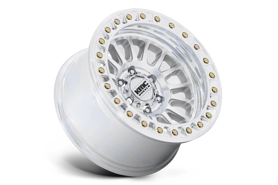 KMC Wheels K239 Impact Beadlock Wheel, 17x9 5x5 -12 - Machined - JT/JL/JK