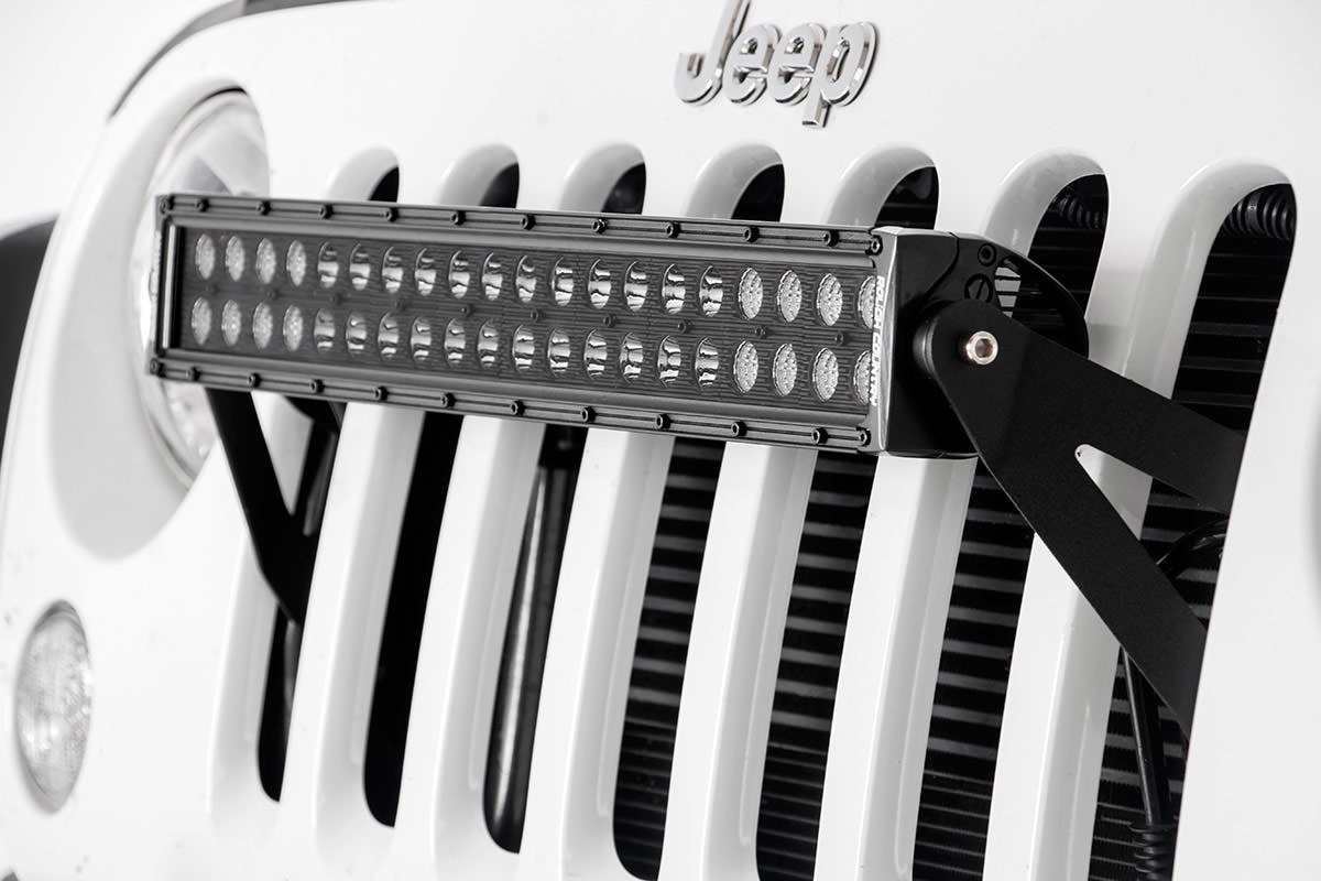 Rough Country 20in Light Bar Grille Bracket - JK