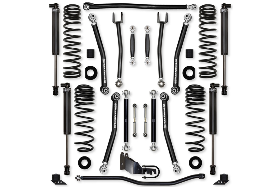 Rock Krawler Stage 1 X Factor No Limits Mid Arm System Lift Kit ( Part Number: JL25NL-2S1)