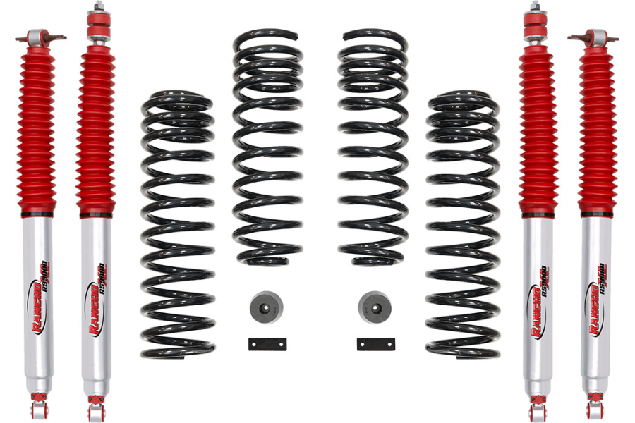 Jeep JK 2dr Rancho 2in Sport Lift Suspension System w9000XL Shocks - Jeep  Rubicon 2007-2018 | RS66118BR9|Northridge4x4