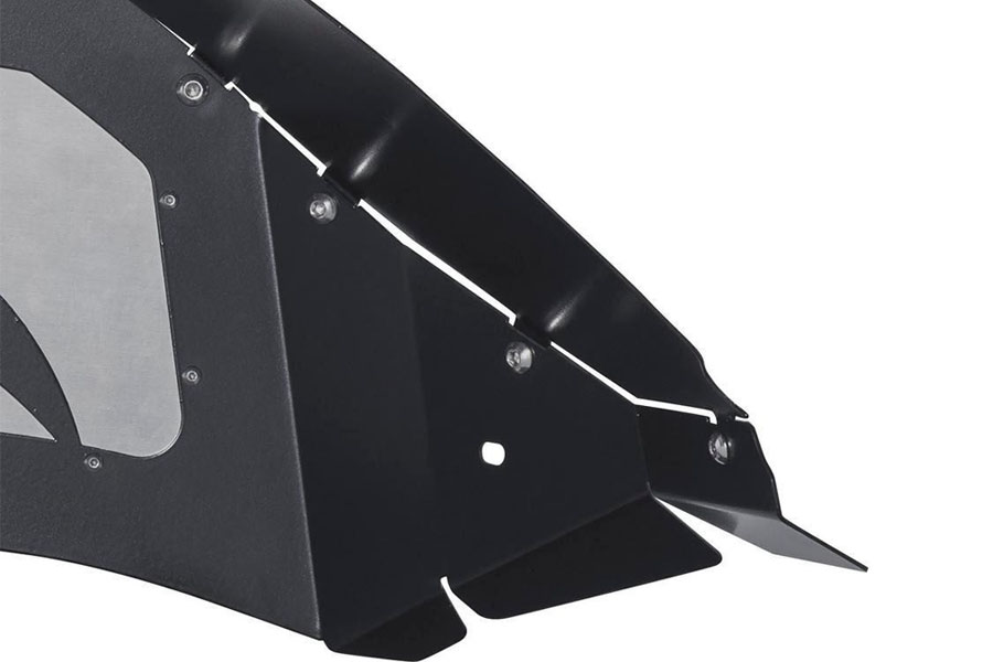 Poison Spyder Rear Inner Fender Liners - Black - JL/JT