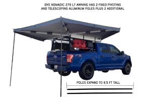 Overland Vehicle Systems Nomadic LT 270 Awning/Wall 1,2, Mounting Brackets - Passenger Side