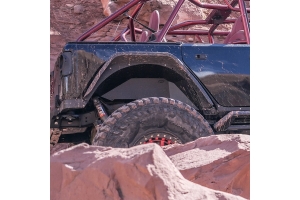 Motobilt High Clearance Rear Inner Fender Liners - Bare - JL