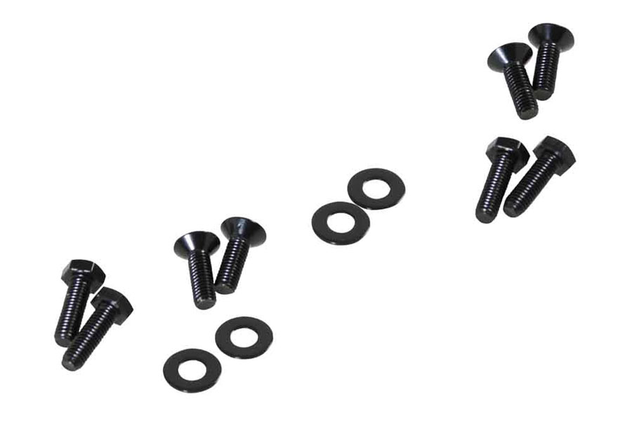 Kentrol Hood Hinge Pair - Black Powder Coat - JK
