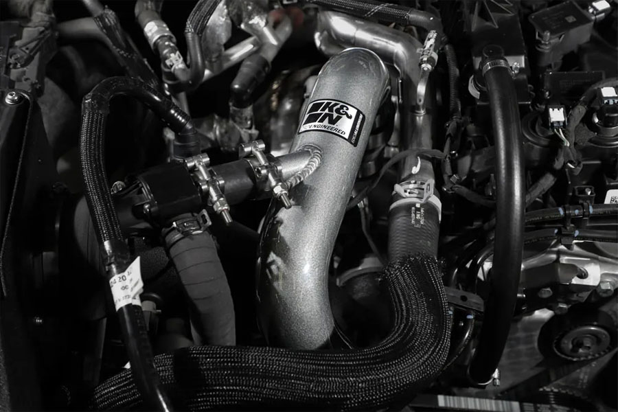 K&N Filters Charge Pipe Kit - Aluminum Tube - Bronco 2021 2.3L