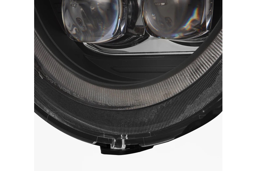AlphaRex NOVA-Series LED Projector Headlights - Black - JT/JL