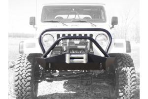 LOD Signature Series Shorty Front Bumper w/Full Guard Black Powder Coated - TJ/LJ