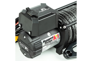 Rugged Ridge Winch, 12500 LBS, Synthetic Rope, Waterproof